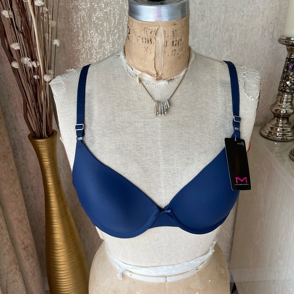 Maidenform t-short bra navy blue, size 36 C, new - Picture 3 of 7